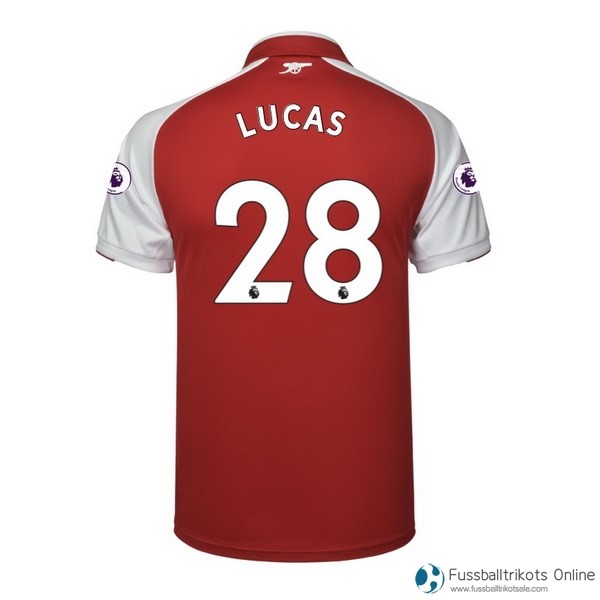 Arsenal Trikot Heim Lucas 2017-18 Fussballtrikots Günstig